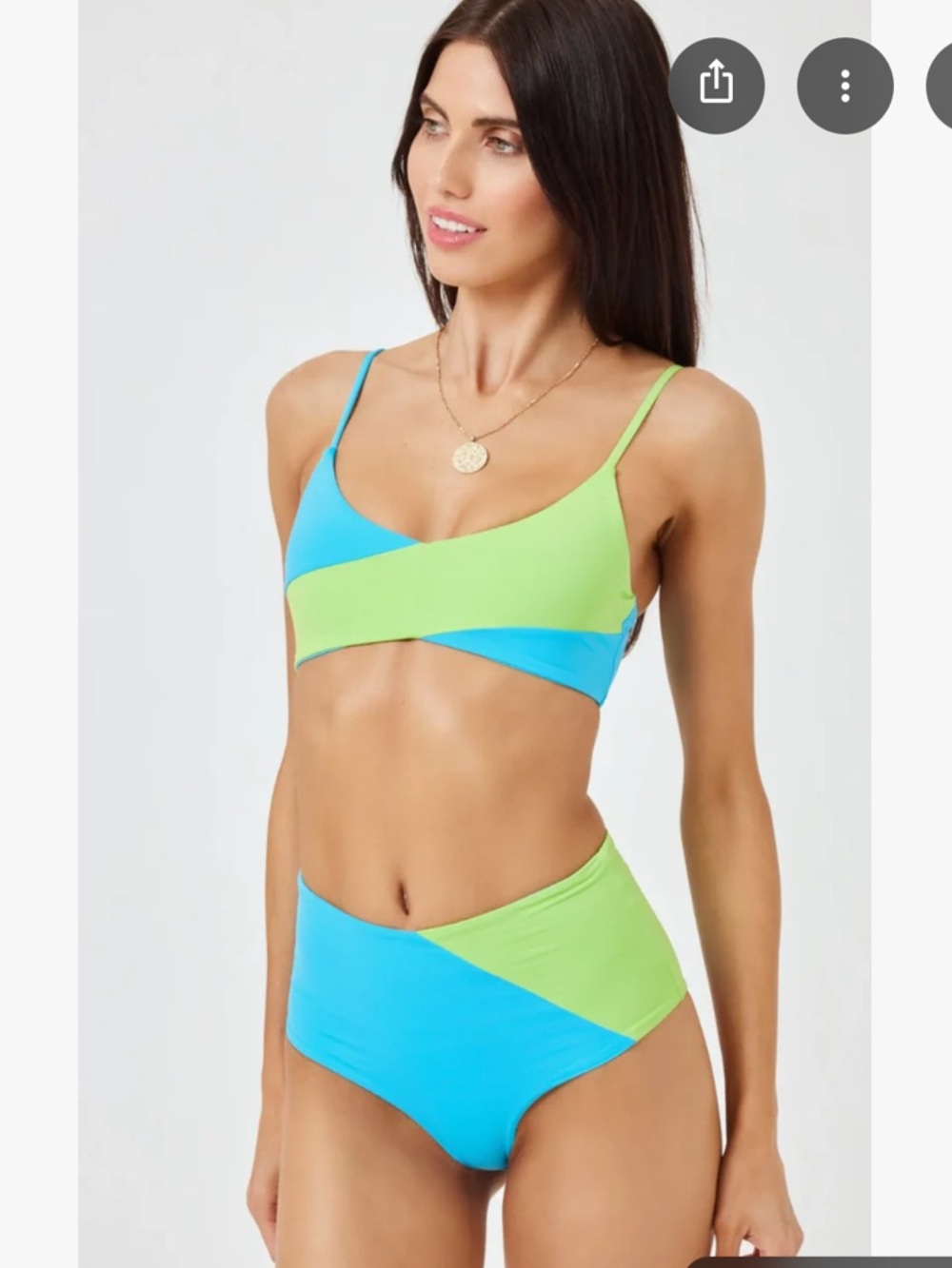 l*space High Tide Bikini Set - island-cucumber size medium